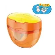 Ascutitoare tripla Keyroad Tris Jumbo KR971431, 3 orificii, 8mm, 11mm, 16mm, plastic, cu rezervor, diverse culori