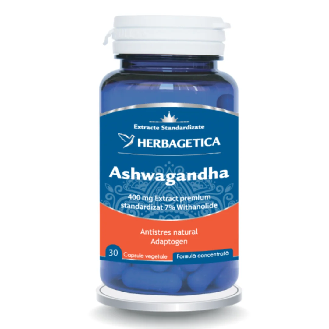 Ashwagandha, 30 capsule, Herbagetica