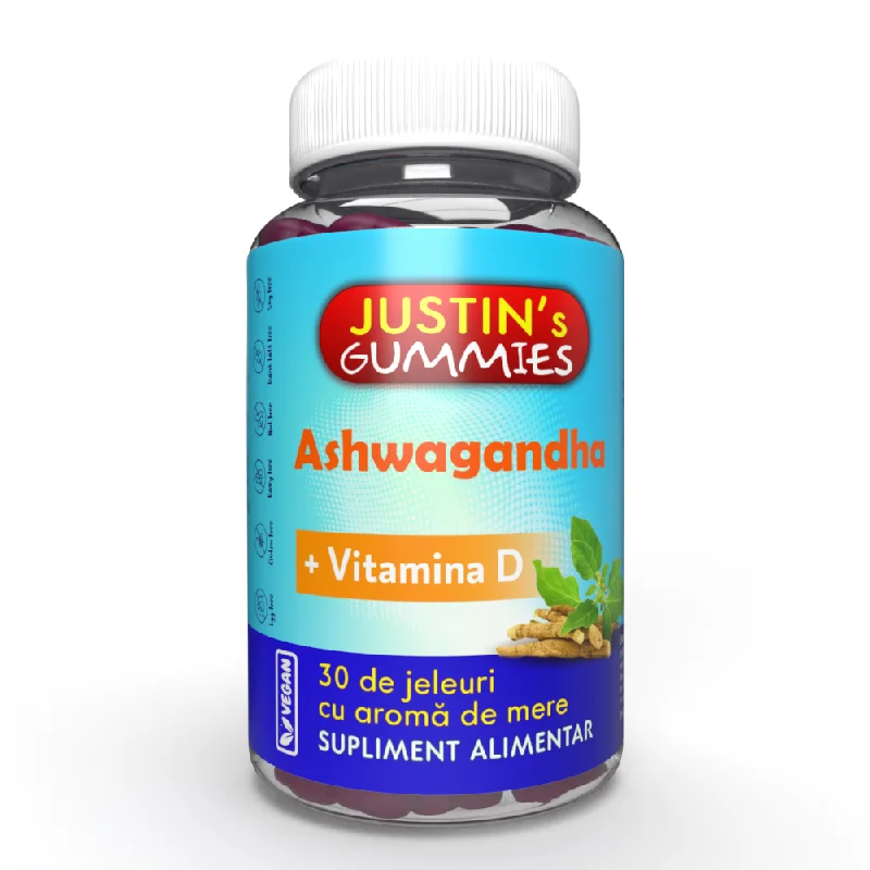 Ashwagandha, 30 jeleuri, Justin Pharma