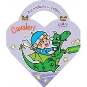 Autocolante cu sclipici. Cavaleri