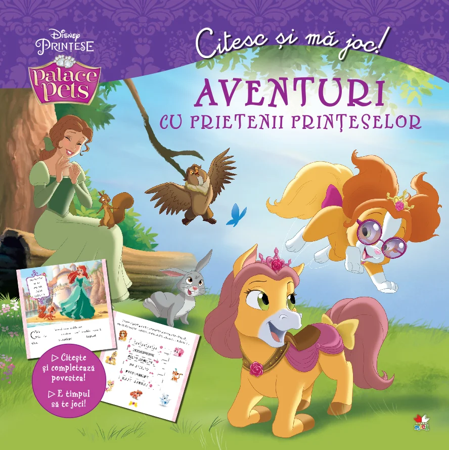 Aventuri cu prietenii prințeselor. Citesc și mă joc