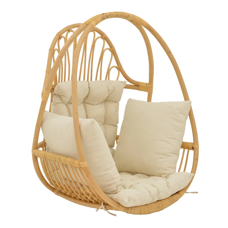 Balansoar de gradina Jorg Boho  Natural 80x59x105 cm