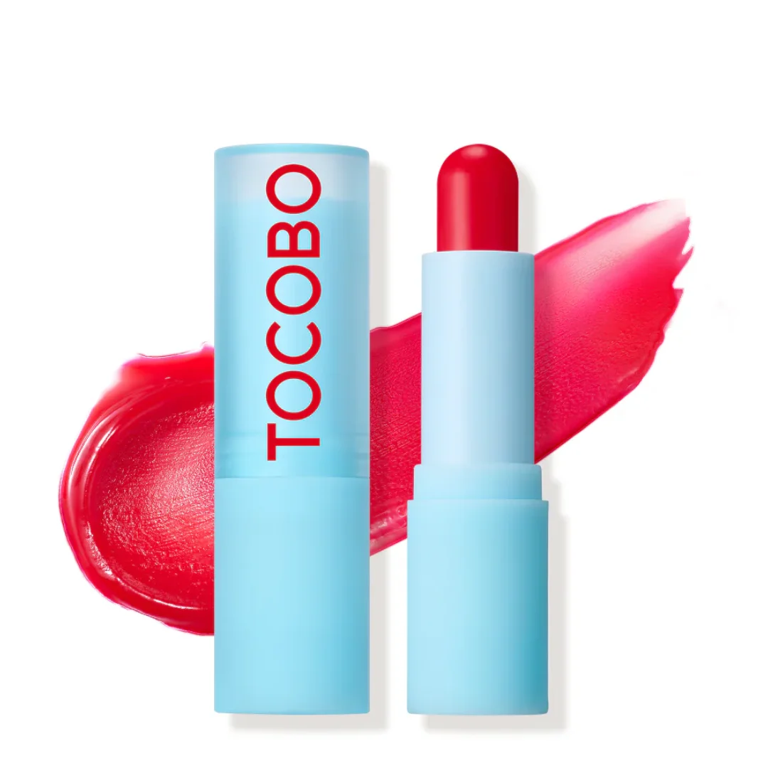 Balsam de buze Glass Tinted, 011 Flush Cherry, 3.5 g, Tocobo