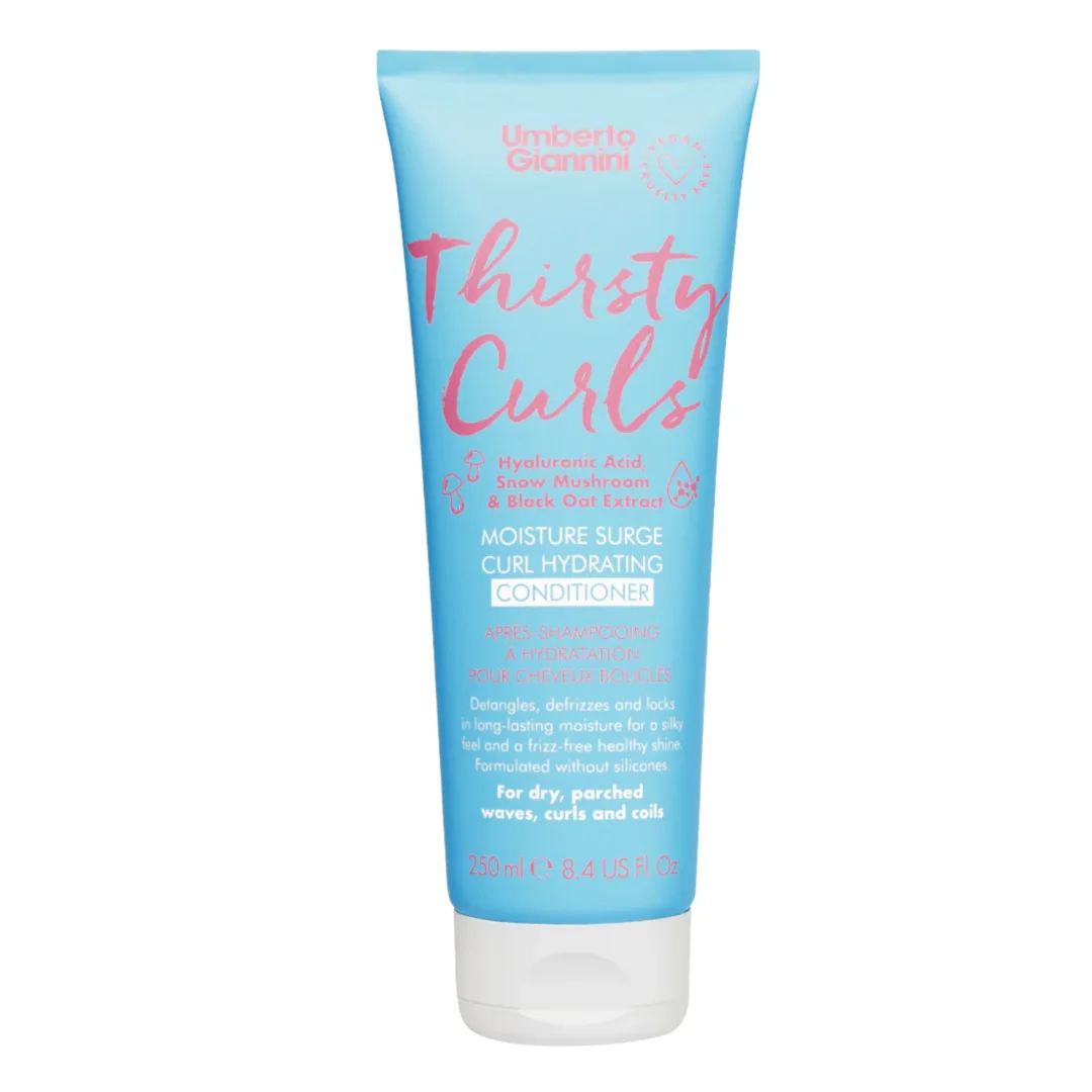 Balsam hidratant pentru parul cret si uscat Thirsty Curls, 250 ml, Umberto Giannini