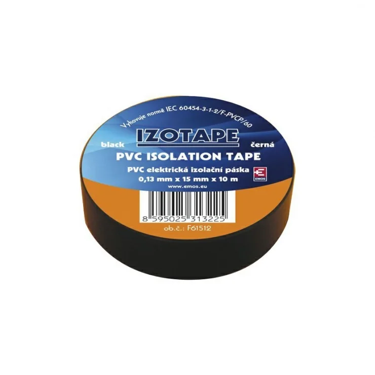 Banda izolatoare PVC 15mm/10m Negru, ZVPEP01