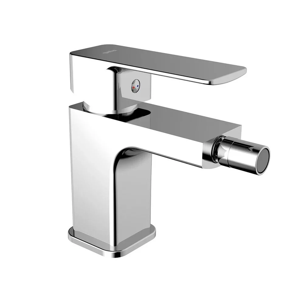 Baterie bideu Gala Cubo, crom lucios