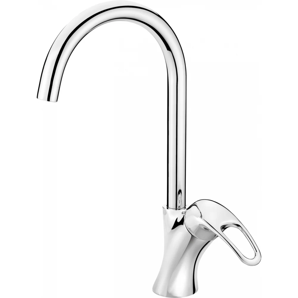 Baterie bucatarie inalta cu pipa pivotanta, monocomanda Deante Dalia