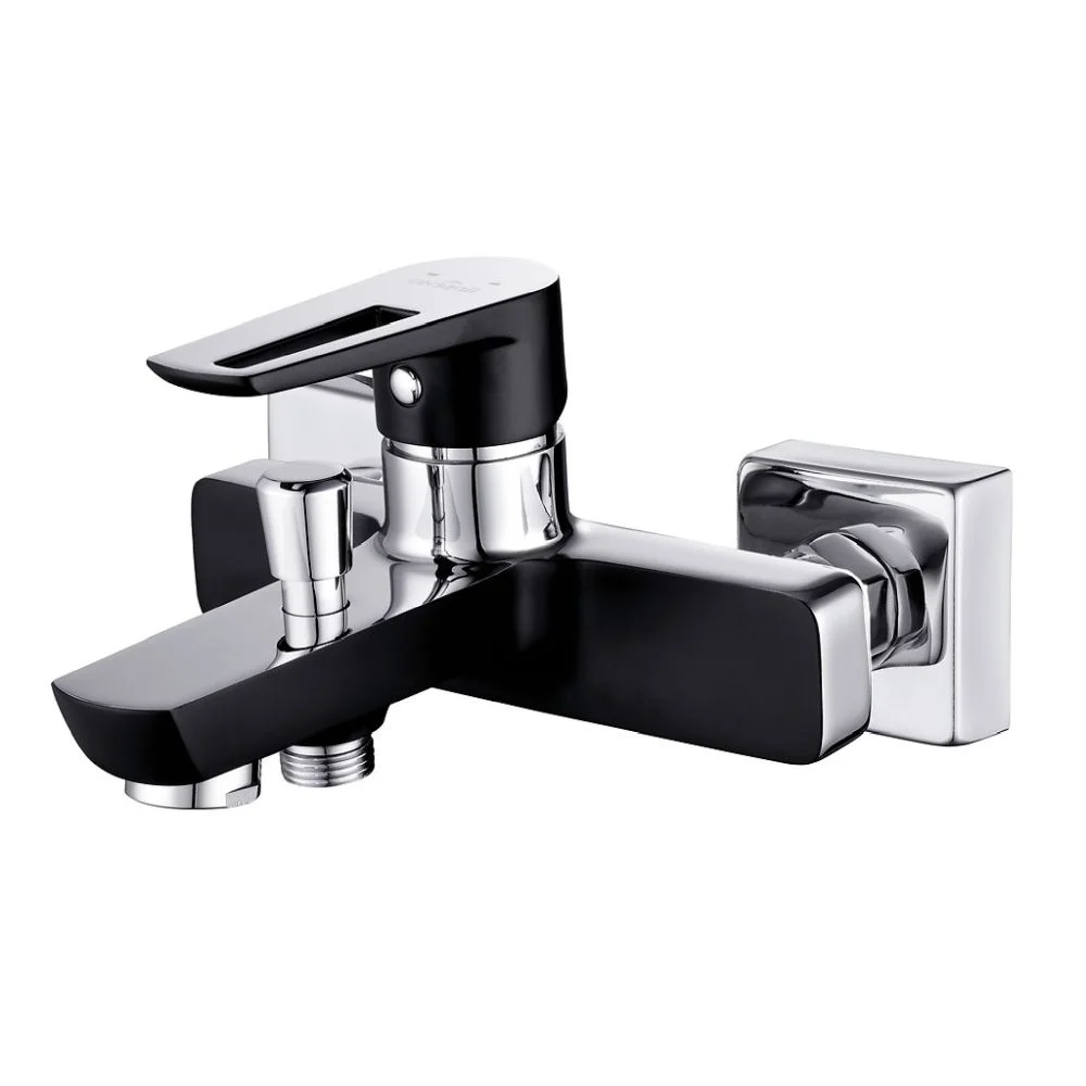 Baterie cada Cersanit Mille, negru crom lucios