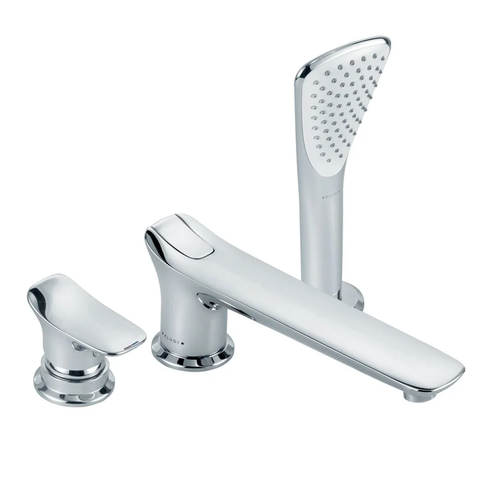 Baterie cada culoare crom cu 3 orificii Kludi Amba