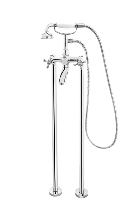 Baterie  cada freestanding, crom lucios, Lacrima FDesign