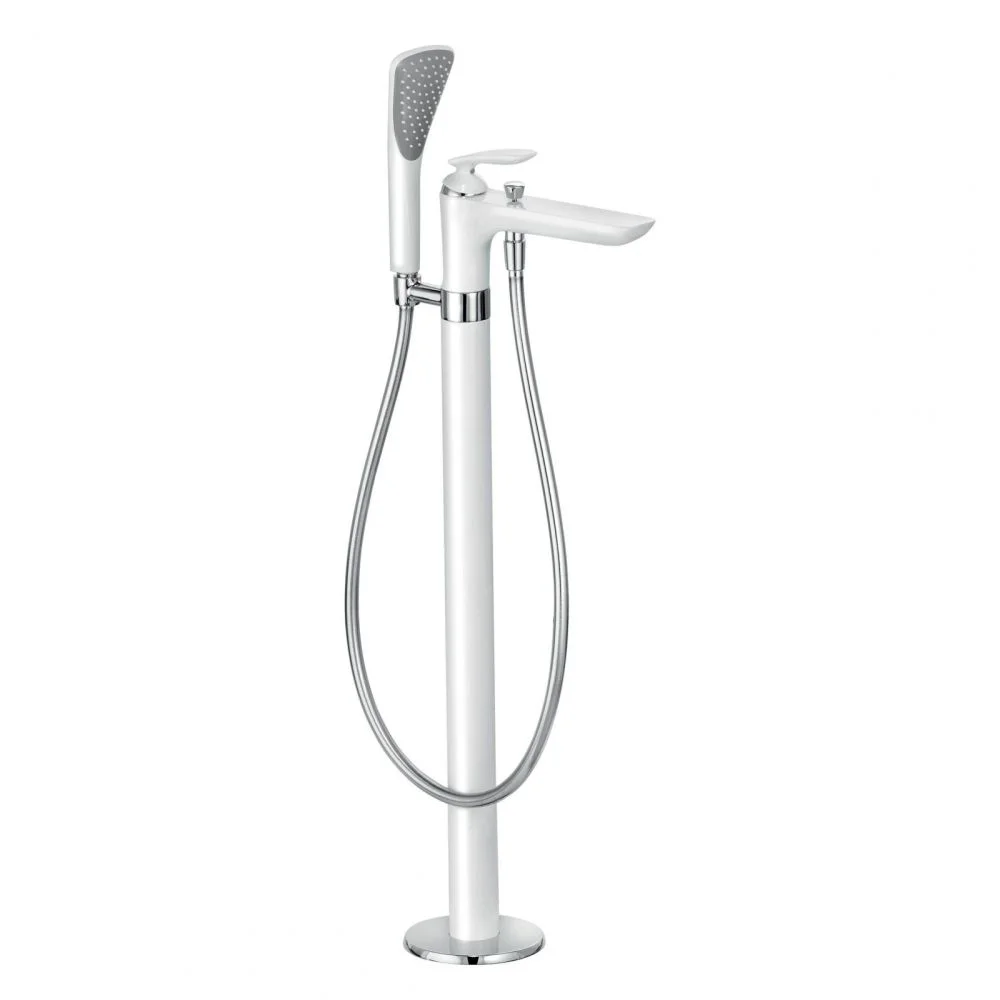 Baterie cada freestanding Kludi Balance alb crom