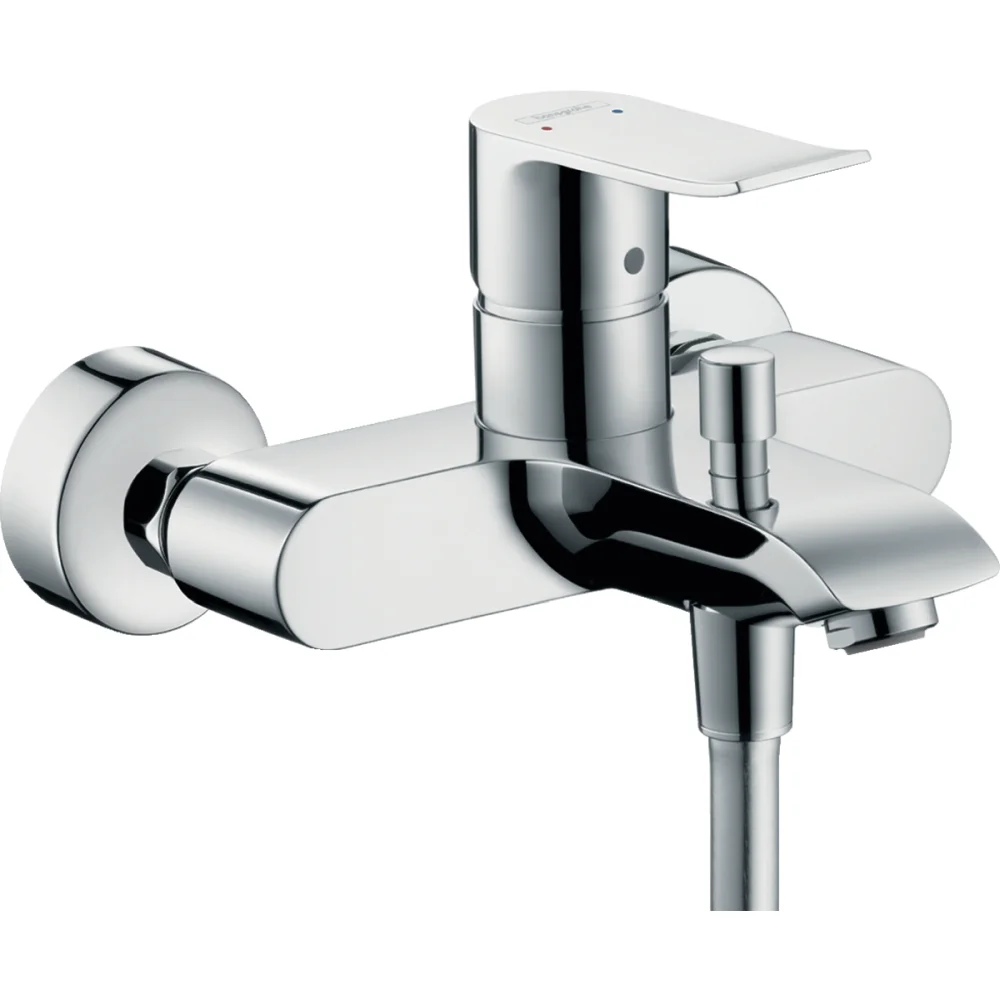 Baterie cada sau dus crom Hansgrohe Metris