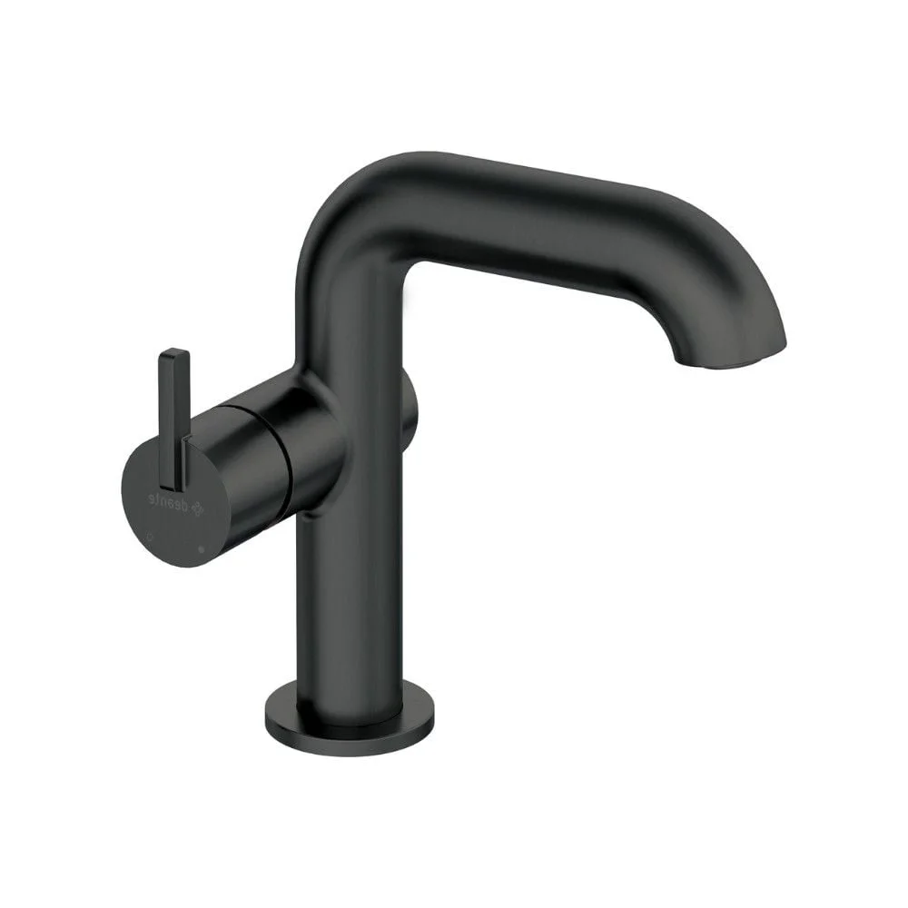 Baterie chiuveta baie culoare neagra Deante Silia 2