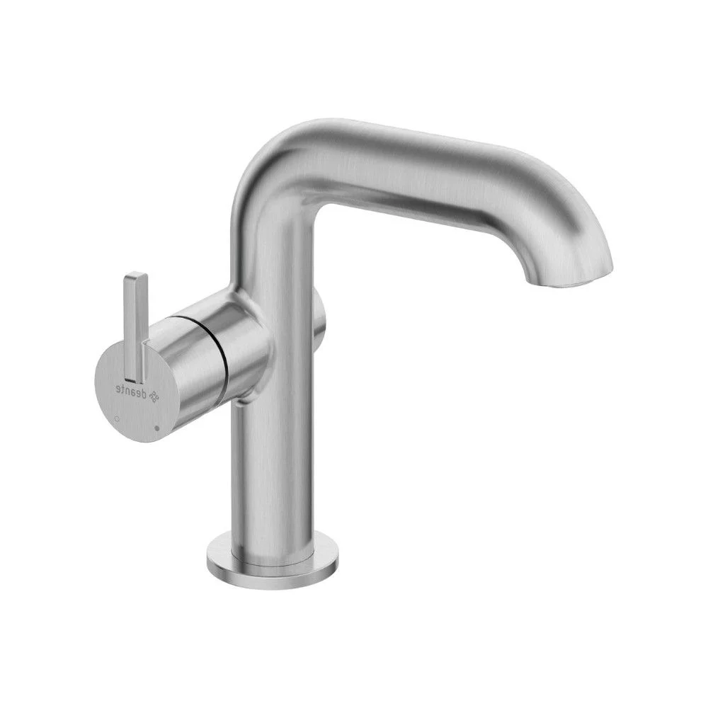 Baterie Chiuveta baie culoare otel slefuit Deante Silia 2