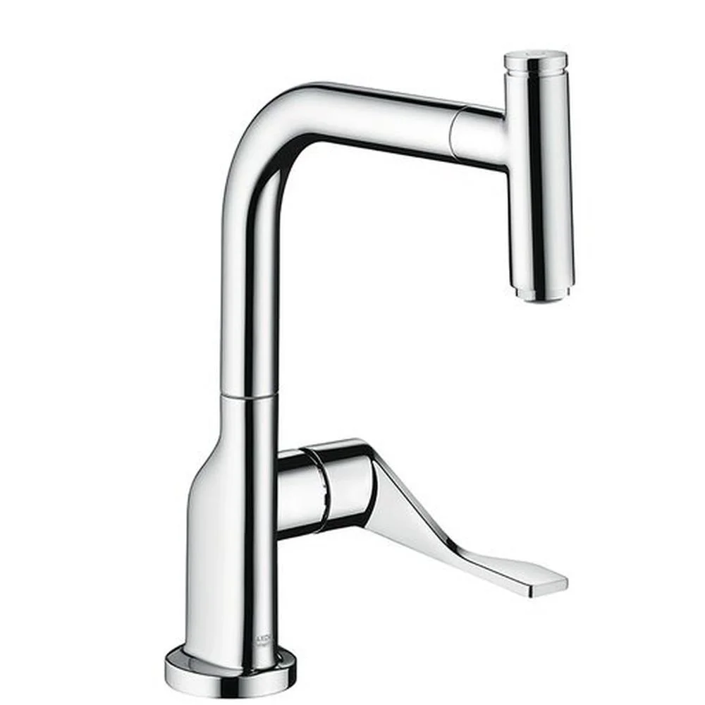 Baterie chiuveta bucatarie crom cu dus extractibil Hansgrohe Axor Citterio Select