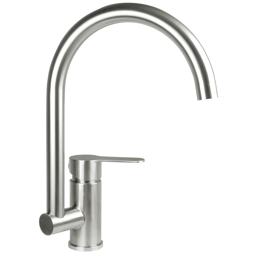 Baterie chiuveta bucatarie crom Deante Lupo