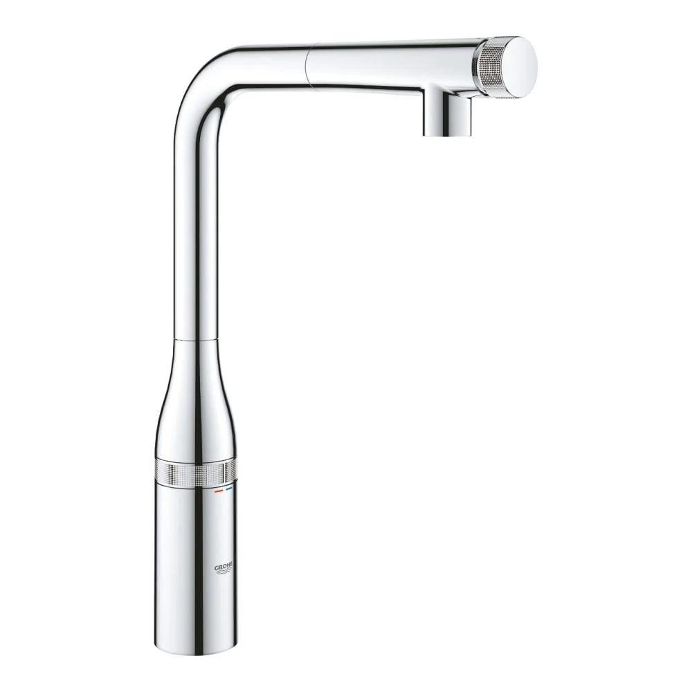 Baterie chiuveta bucatarie cu dus extractibil crom Grohe Essence SmartControl