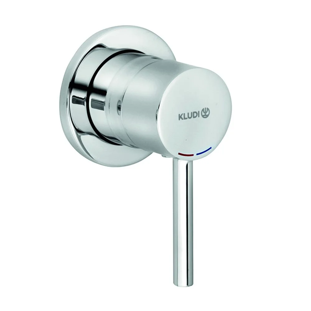 Baterie dus Kludi Bozz incastrata pentru corp ingropat, crom