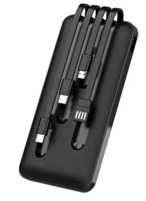 Baterie externa portabila 3 in 1 CD219 capacitate 10000mAh USB LED