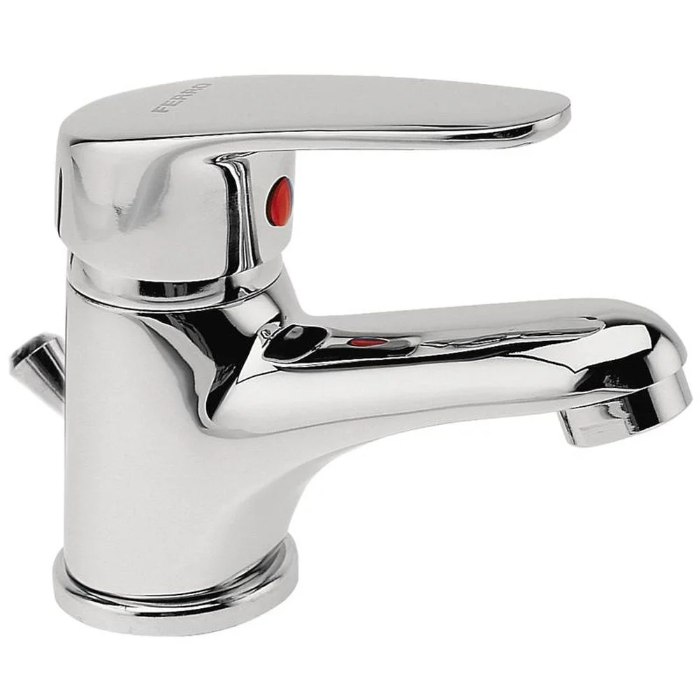 Baterie lavoar crom Ferro cu ventil inclus, Smile