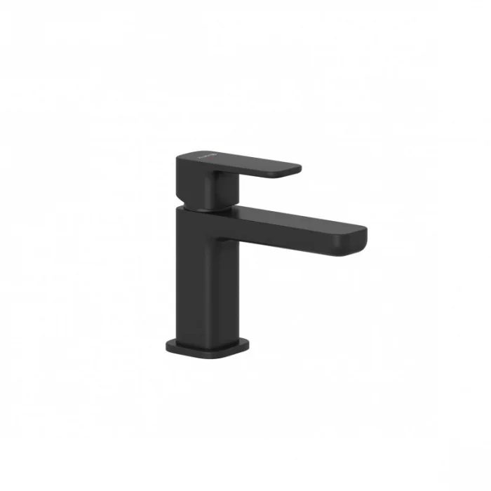 Baterie lavoar cu ventil inclus, negru mat, Kludi Renon 85