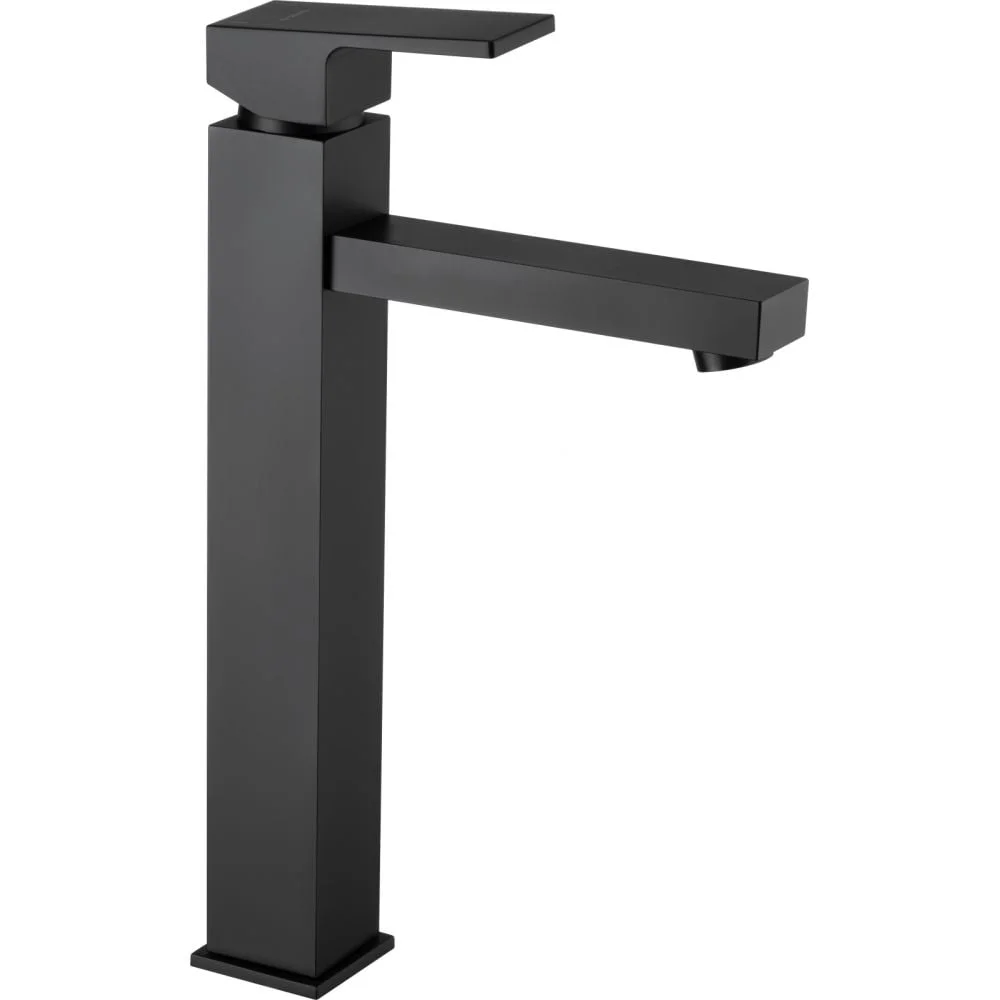 Baterie lavoar inalta Deante Anemon cu ventil click-clack inclus, negru mat