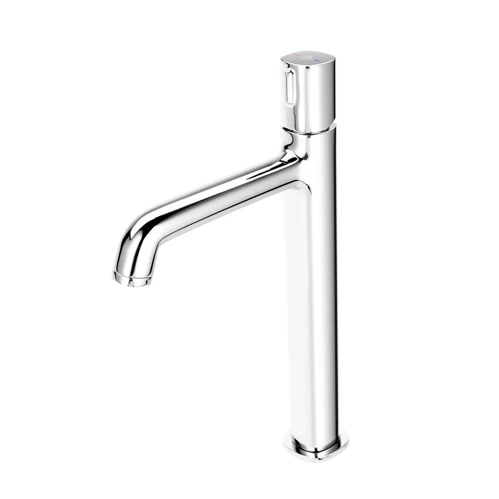 Baterie lavoar inalta FDesign Meandro, crom lucios