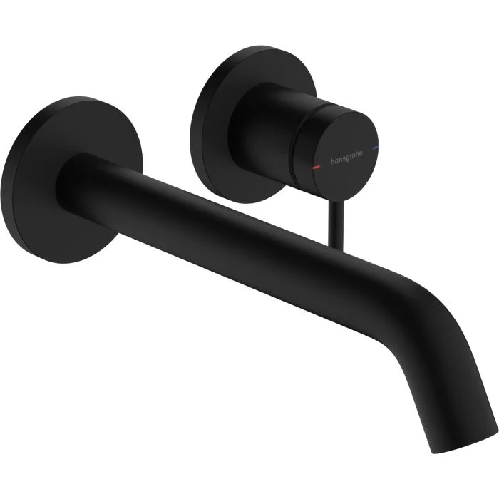 Baterie lavoar incastrat, finisaj negru mat, monocomanda, Hansgrohe Tecturis S 225