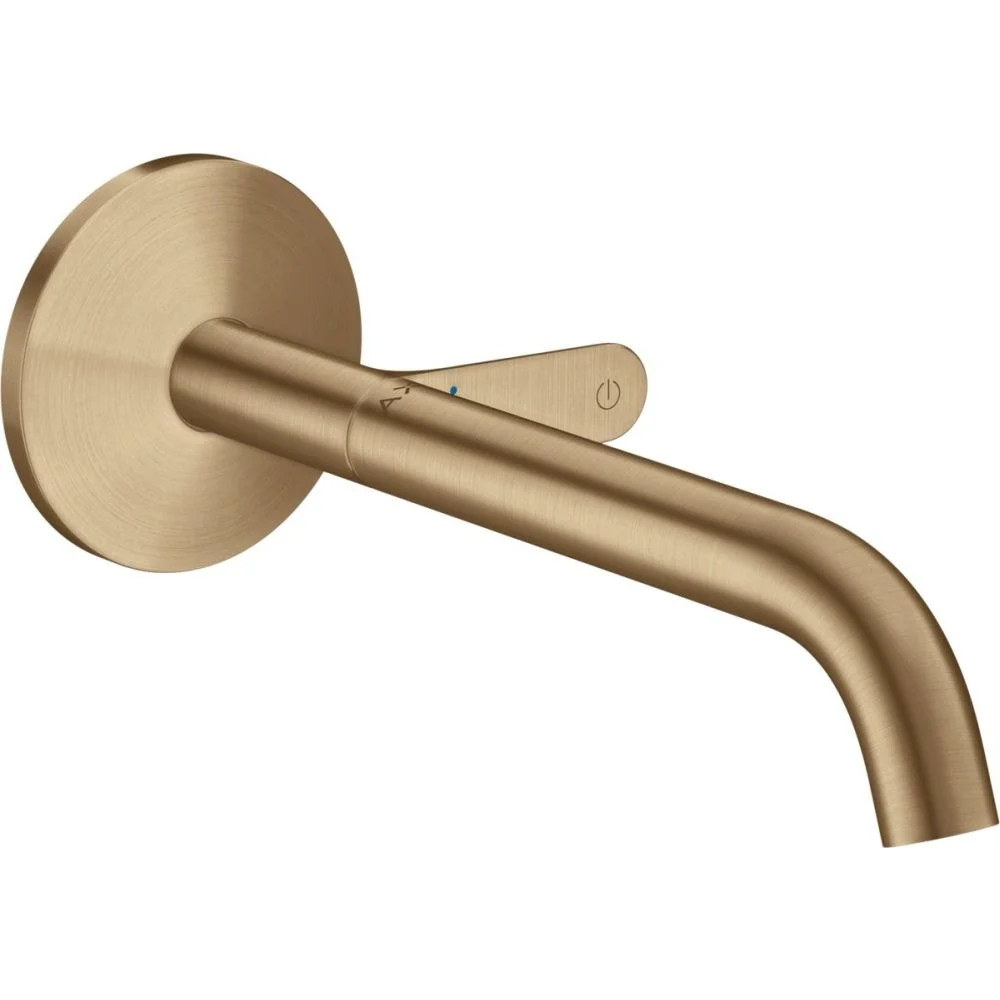 Baterie lavoar incastrata bronz periat, pipa 220 mm, Hansgrohe Axor One Select