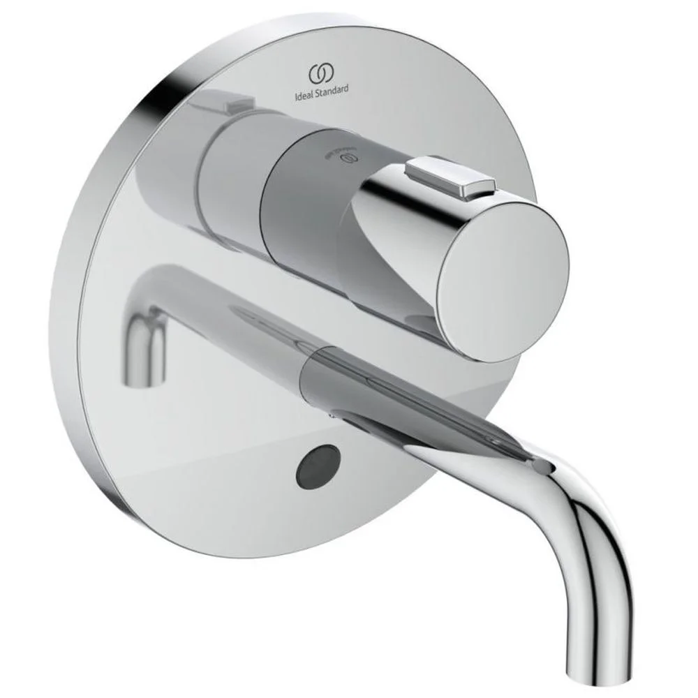 Baterie lavoar incastrata cu senzor Ideal Standard Ceraplus II, alimentare la retea, crom lucios