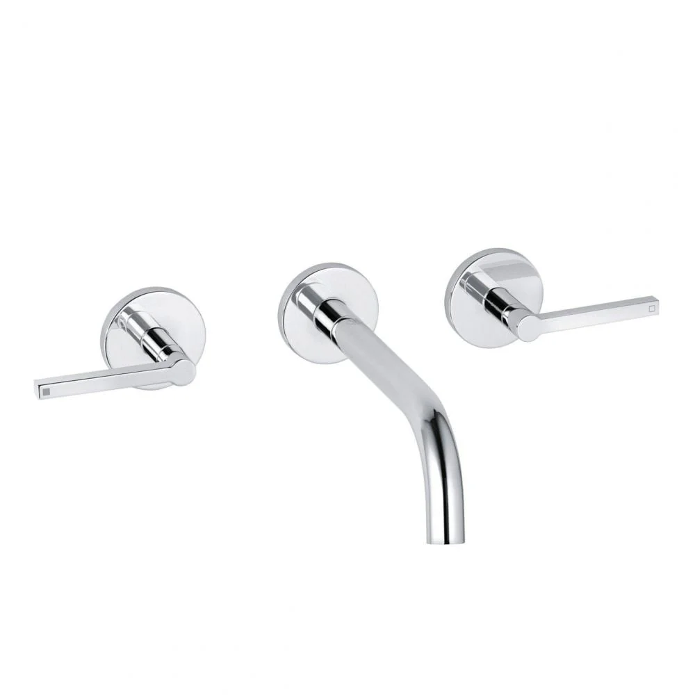 Baterie lavoar incastrata dubla comanda Kludi Nova Fonte, pipa 180 mm, crom lucios