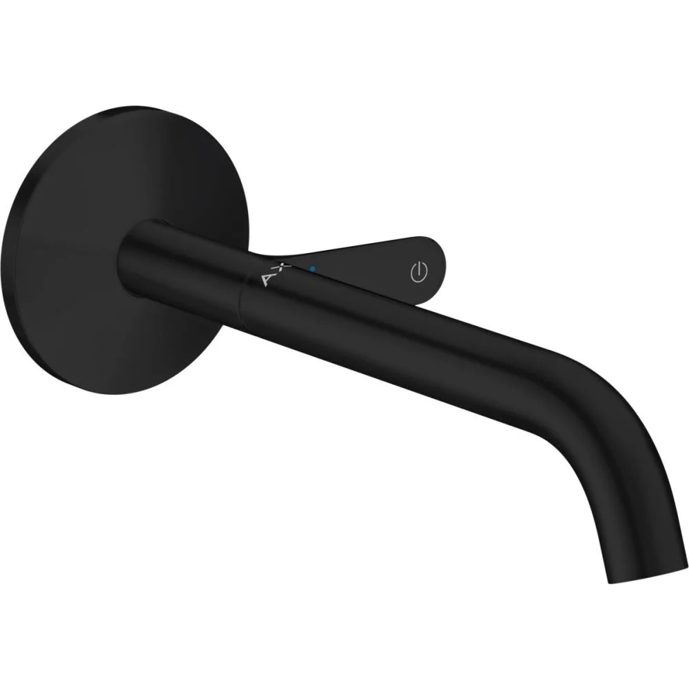 Baterie lavoar incastrata negru mat, pipa 220 mm, Hansgrohe Axor One Select