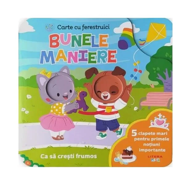 Bebe învață. Bunele maniere. Carte cu ferestruici - Hardcover - *** - Litera mică