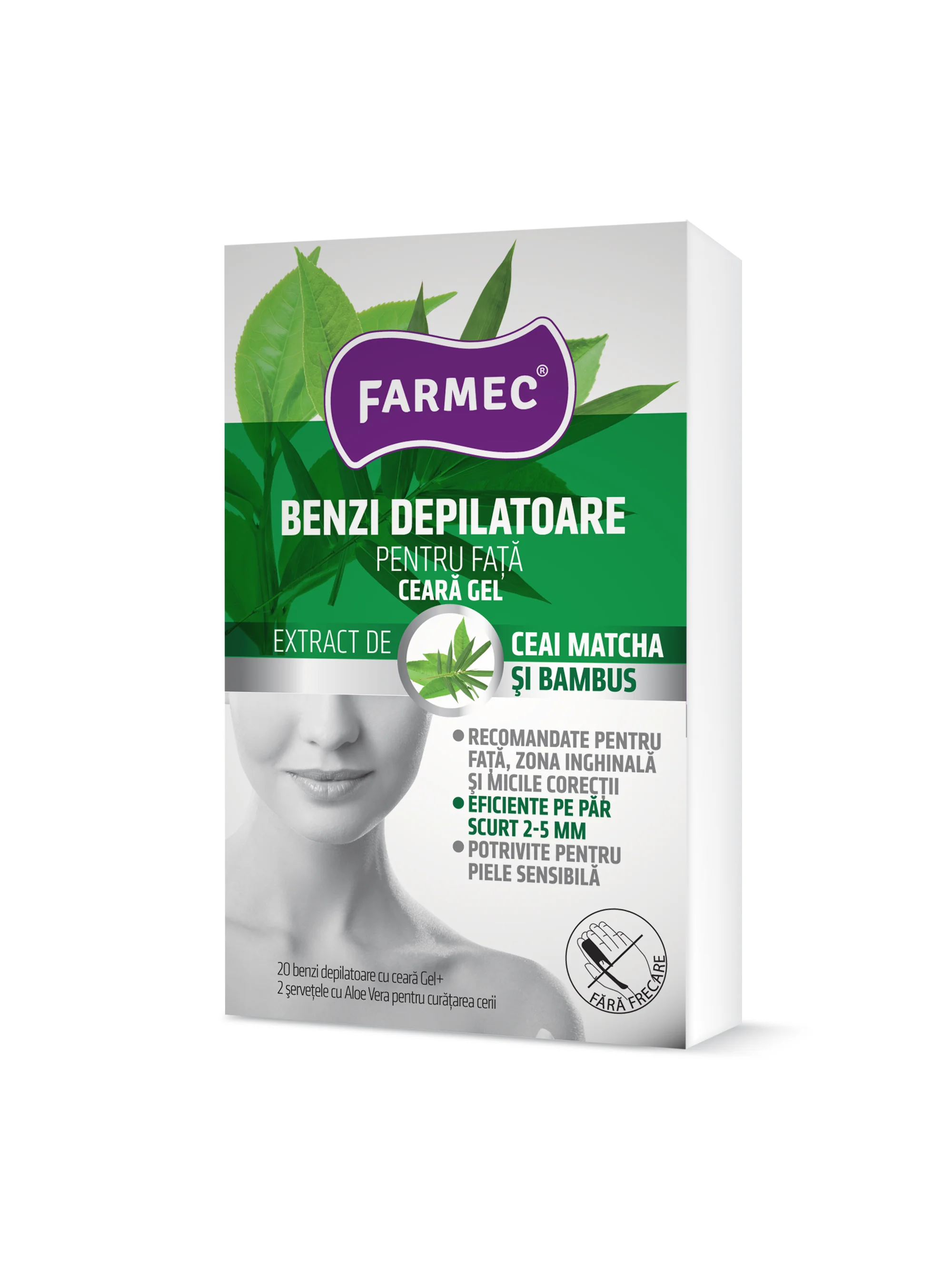 Benzi Depilatoare Pentru Față Cu Ceară Gel