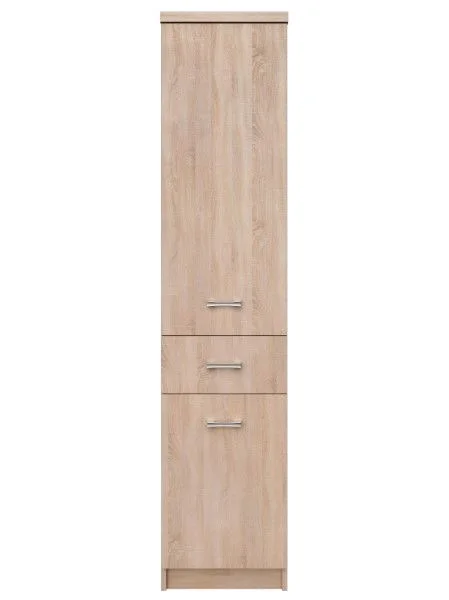 Biblioteca TOP MIX, 2 usi, 1 sertar, stejar sonoma, 40x33x183 cm