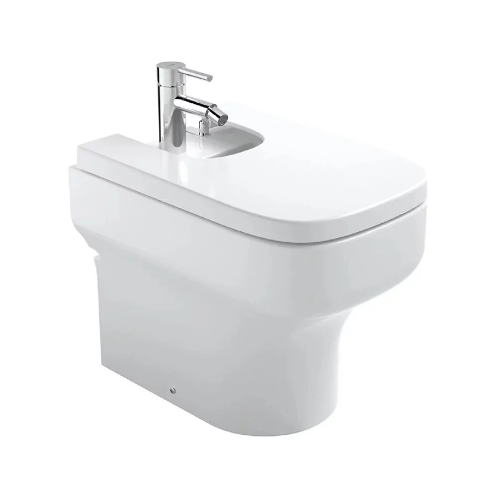 Bideu stativ back to wall Gala Mid, alb