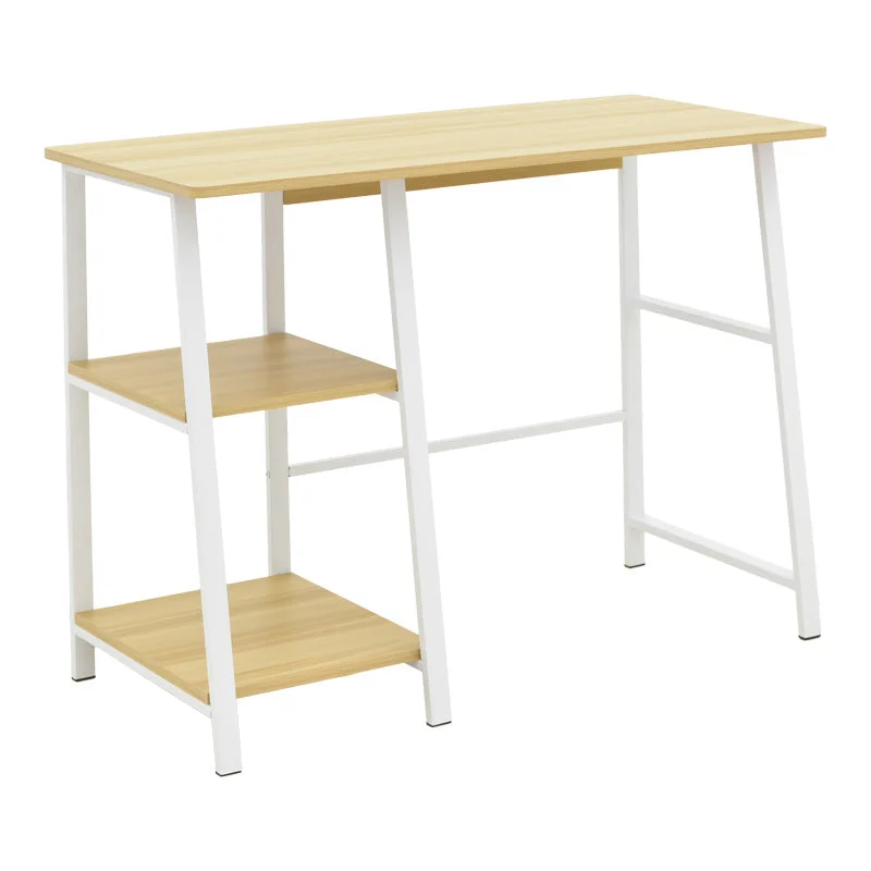 Birou de studiu Ferje cu rafturi din MDF  Natural  100x48x75cm