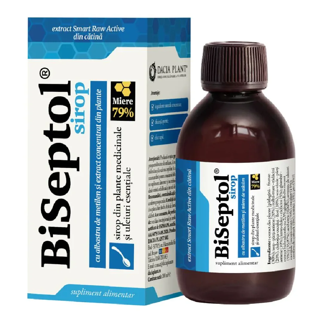 BiSeptol sirop, 200 ml, Dacia Plant