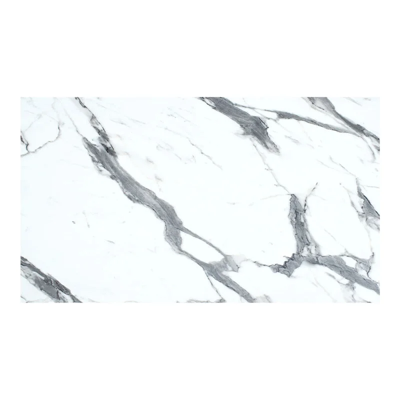 Blat de masa Melody, Marmura Alba, 12mm, 69x120 cm