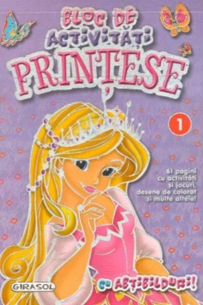 Bloc de activități. Prințese 1 - Paperback brosat - *** - Girasol