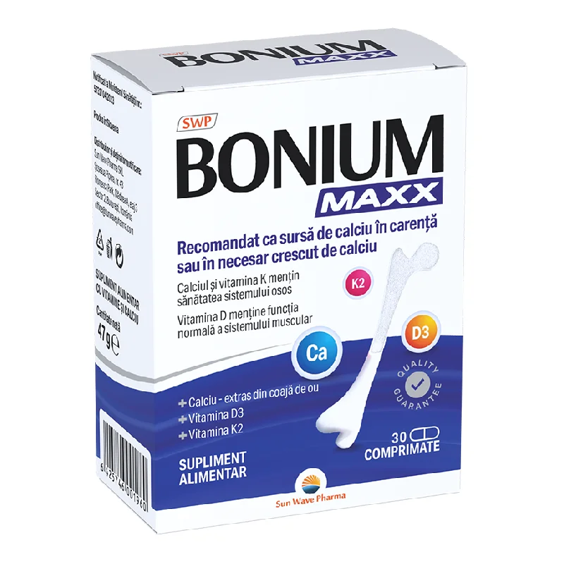 Bonium Maxx, 30 comprimate, Sun Wave Pharma