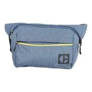 Borseta CATERPILLAR Code - Hex Parkour, material 420D hexagonal, buzunar cu fermoar - bleumarin