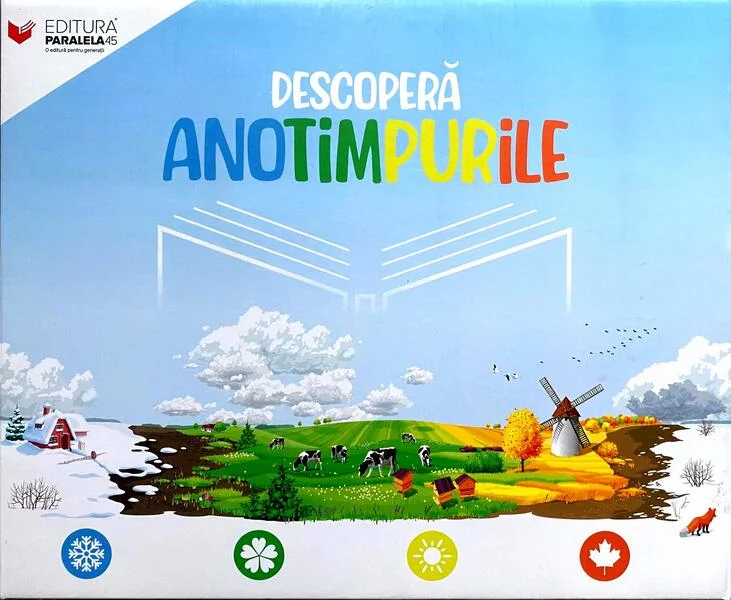 Box set - Descoperă anotimpurile - Paperback brosat - E. M. Katz, Núria Roca - Paralela 45