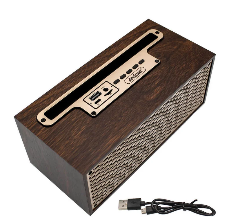 Boxa Bluetooth Andowl Q YX1620 model retro cu suport telefon