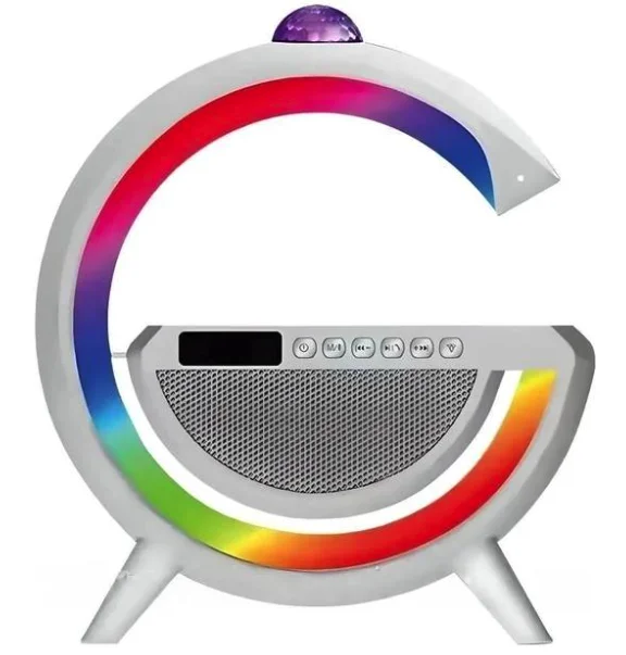 Boxa Bluetooth G2388A cu incarcare wireless lumina RGB si proiectie pe tavan