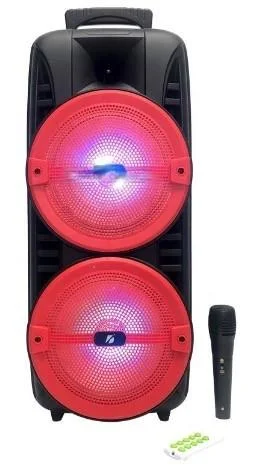 Boxa Portabila 8" KTS-1745 RGB cu Microfon si Telecomanda