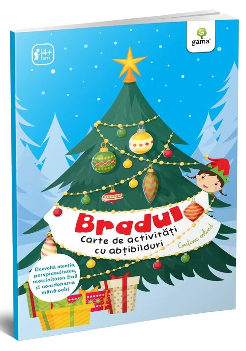 Bradul.Carte de activități cu abțibilduri