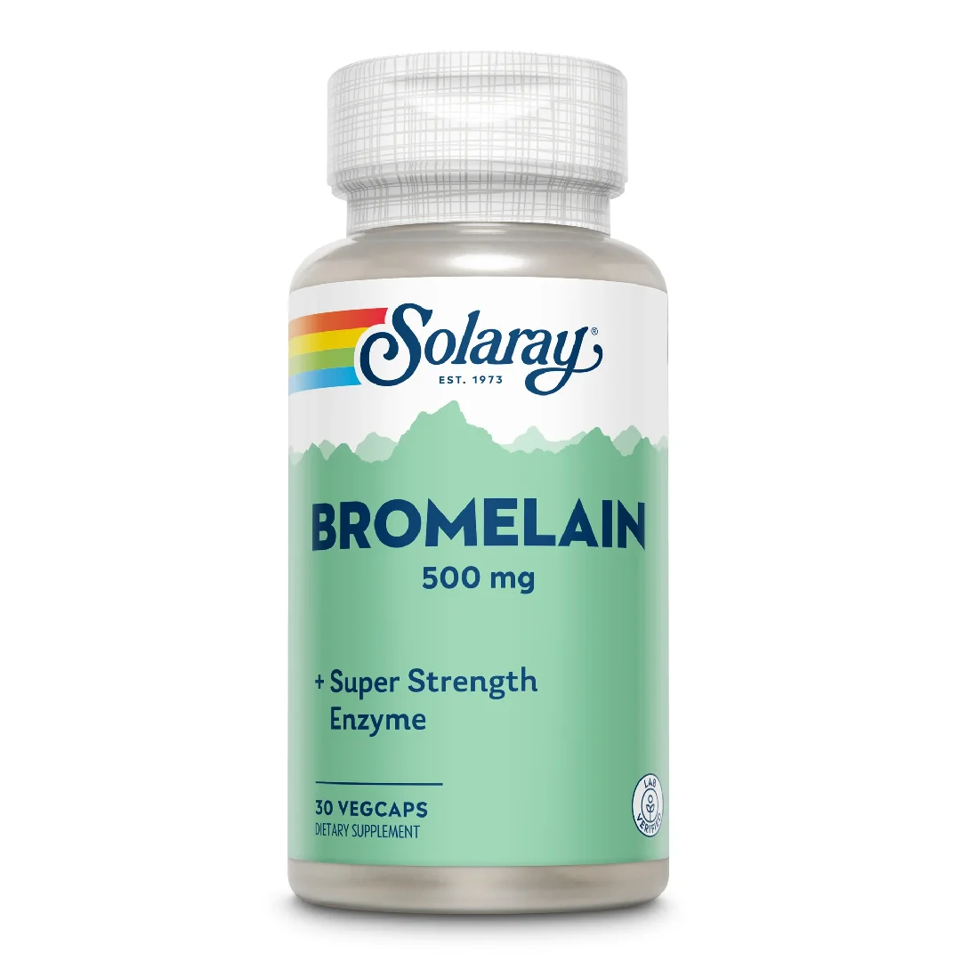 Bromelain 500mg Solaray, 30 capsule, Secom