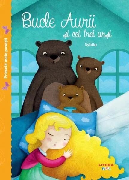 Bucle Aurii și cei trei urși - Board book - Litera mică