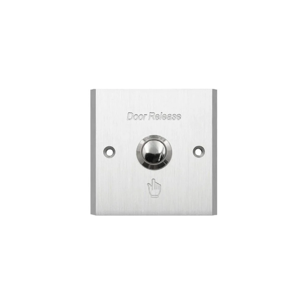 Buton cerere iesire LinkPower ML-902, aluminiu, NO/COM, 12V